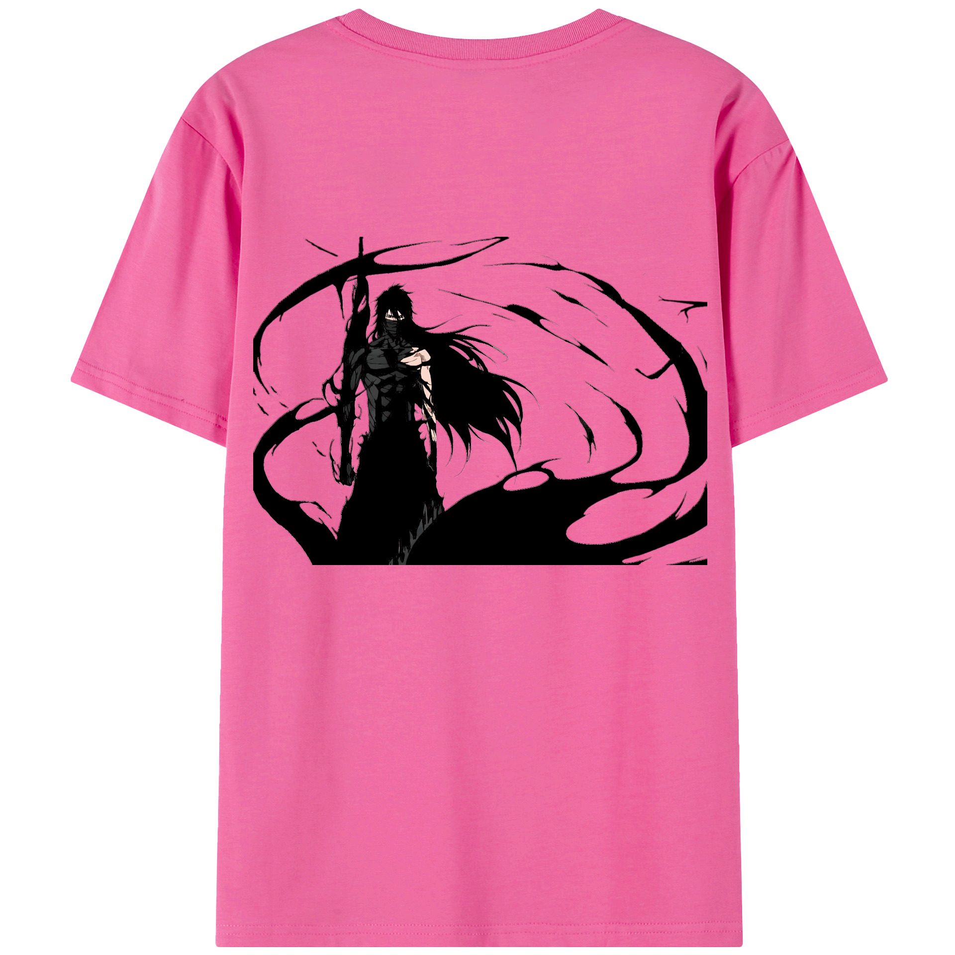 （画像用） ブリーチ 黒崎一護（くろさき いちご）BLEACH Kurosaki Ichigo レディース半袖Tシャツ(バックプリント)